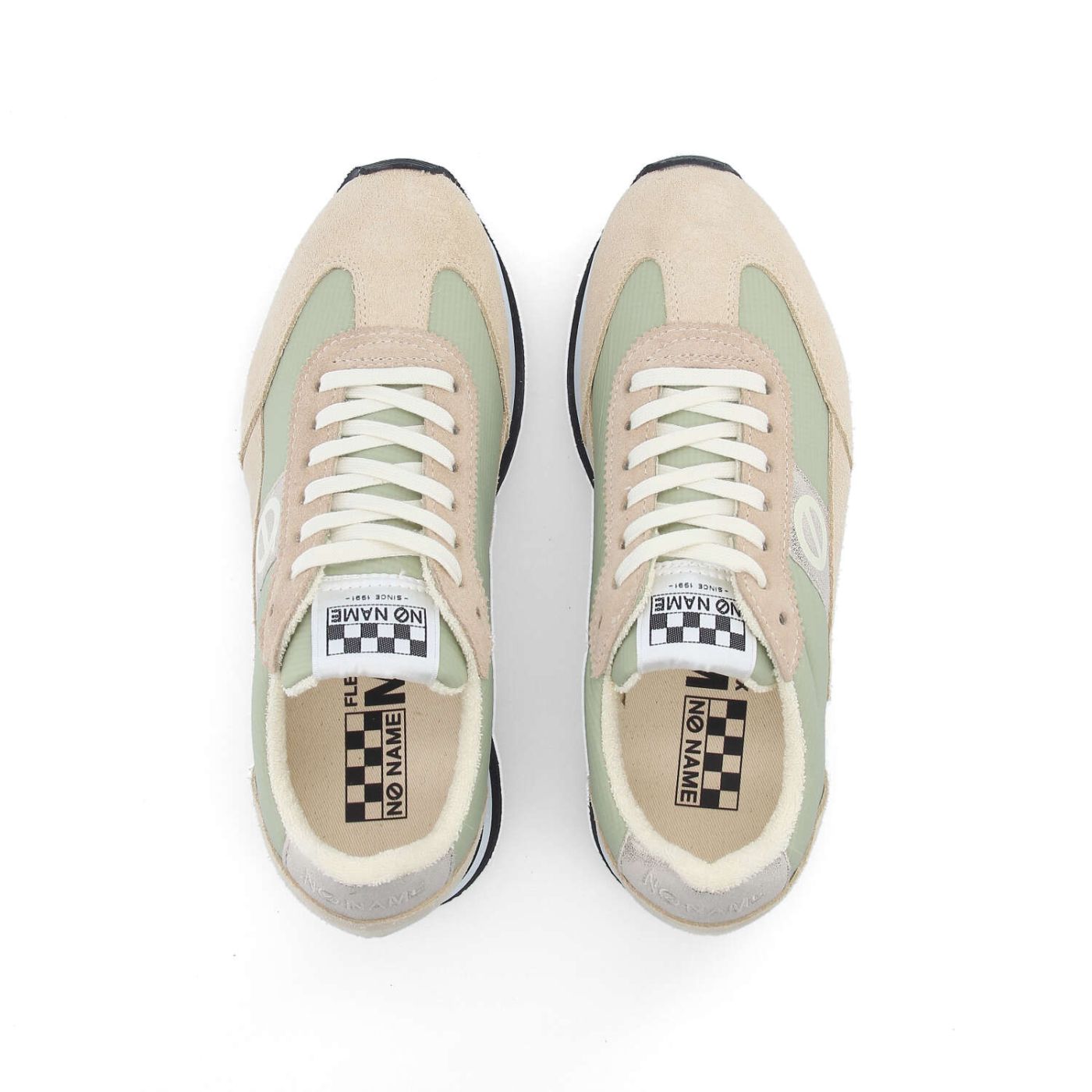 FLEX M JOGGER W - SUEDE/SDE/NYLON - BEIGE/NUDE/VERDE OLIVA